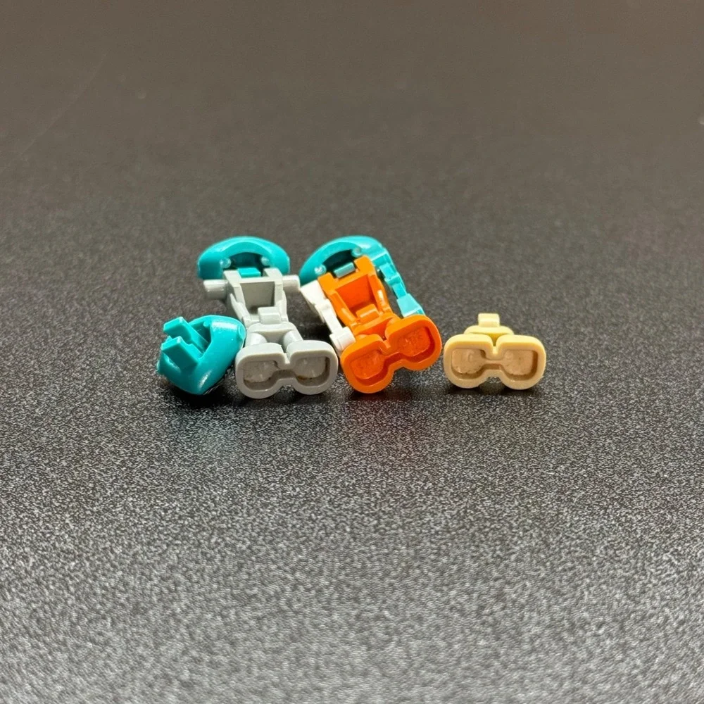 Lego Life On Mars Alien Figures Parts and pieces incomplete Orange,grey,tan,blue